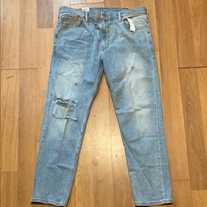 Levi’s 502 Men's Blue Distressed Jeans 38 x 42
NWT